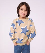 Load image into Gallery viewer, FW26 - A0GQU 01 BEIGE BLUE BOY FALL WINTER 2026 STARS TOPS