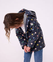 Load image into Gallery viewer, FW26 - A0GRY 01 NAVY MULTI FALL WINTER 2026 HEARTS NEW ARRIVAL OUTERWEAR