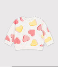 Load image into Gallery viewer, FW26 - A0GWM WH 05 WHITE HEARTS BABY FALL WINTER 2026 HEARTS NEW ARRIVAL TOPS