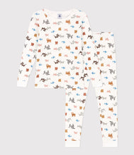 Load image into Gallery viewer, A08N7 LIBRO 03 WHITE DOG PYJAMAS
