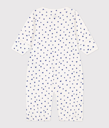 A0872 LASTRA 01 WHITE BLUE DRESSES HEARTS NEWBORN