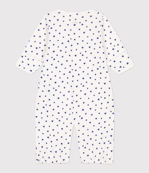 A0872 LASTRA 01 WHITE BLUE DRESSES HEARTS NEWBORN