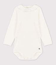 Load image into Gallery viewer, A05Q1 CIANA 01 WHITE NEWBORN BODYSUITS LONG SLEEVES
