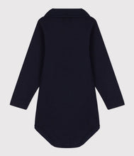 Load image into Gallery viewer, A05Q2 CEDDY 05 NAVY BODYSUITS LONG SLEEVES NEWBORN
