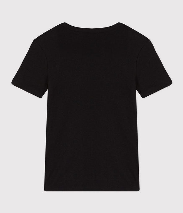 A08CK 01 BLACK SHORT SLEEVES ICONIC PERMANENTS T-SHIRTS