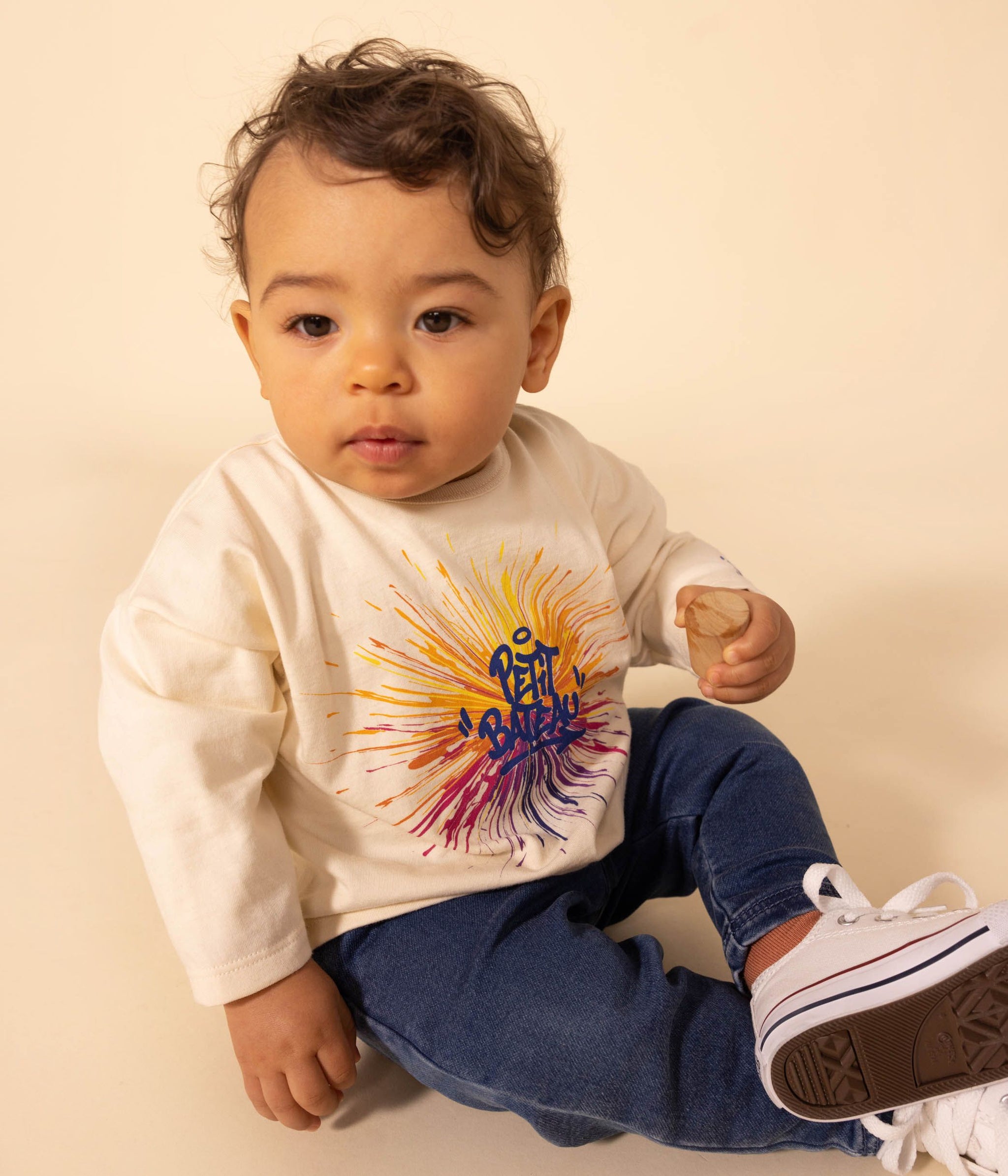 A08G7 LUNE 03 CREAM 25% SALE LONG SLEEVES NEWBORN