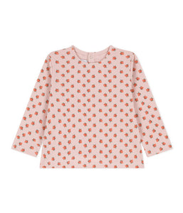 A091T LEGO 03 PINK FLORAL LONG SLEEVES NEWBORN