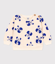 Load image into Gallery viewer, A08G4 LEIKO 01 CREAM BLUE LONG SLEEVES SWEATSHIRTS
