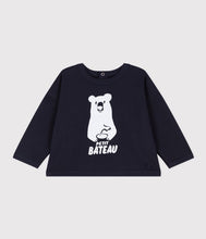 Load image into Gallery viewer, A092O LOURS 05 NAVY 50% SALE NEWBORN SWEATSHIRTS
