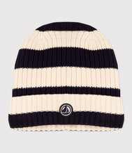 Load image into Gallery viewer, A08DP 02 NAVY CREAM HAT STRIPES
