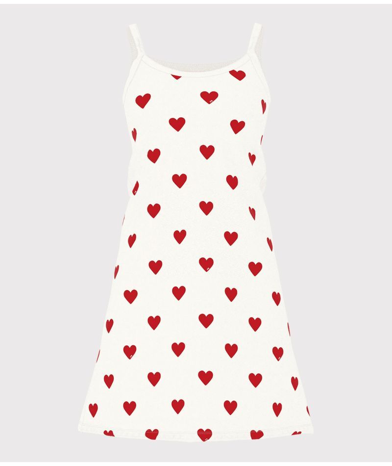 SS24-A089R 01 WHITE RED DRESSES HEARTS SUMMER SPRING 2024