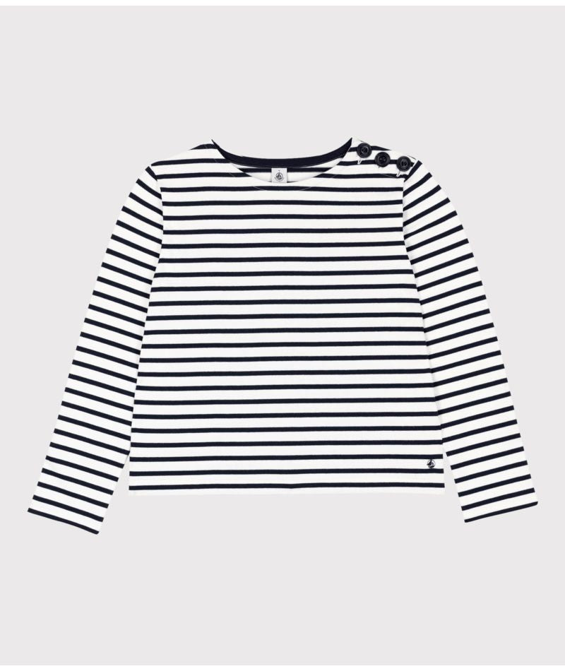 SS24-A09R6 01 WHITE NAVY LONG SLEEVES STRIPES SUMMER SPRING 2024
