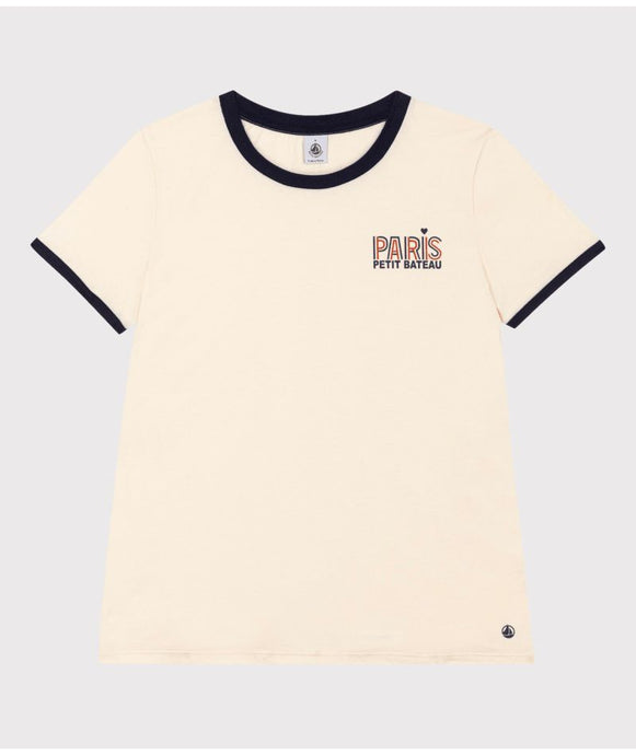 Petit Bateau Mädchen Top - 100% Baumwolle Mit Schleifchen - Maschinenwaschbar