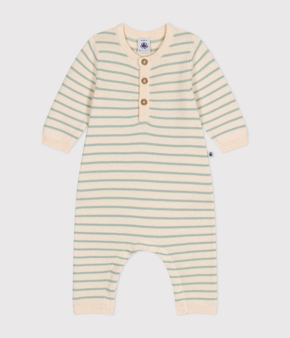SS24-A09GW 01 MINT CREAM 35% SALE ROMPERS STRIPES SUMMER SPRING 2024