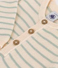 Load image into Gallery viewer, SS24-A09GW 01 MINT CREAM 25% SALE 50% ROMPERS STRIPES SUMMER SPRING 2024
