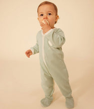 Load image into Gallery viewer, SS24-A09HB 01 TEAL BODYSUITS HEARTS NEWBORN OVERALLS SUMMER SPRING 2024

