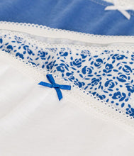 Load image into Gallery viewer, SS24 A0A4A 00 BLUE WHITE 35% SALE FLORAL SUMMER SPRING 2024 UNDERWEARS

