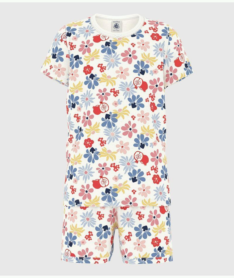 SS24 A0AAF 01 WHITE MULTI 50% SALE FLORAL PYJAMAS SUMMER SPRING 2024