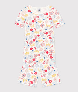 SS24 A0AAF 01 WHITE MULTI 50% SALE FLORAL PYJAMAS SUMMER SPRING 2024