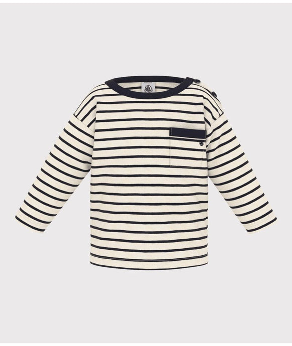 SS24-A09WW 01 CREAM NAVY 35% SALE LONG SLEEVES STRIPES SUMMER SPRING 2024