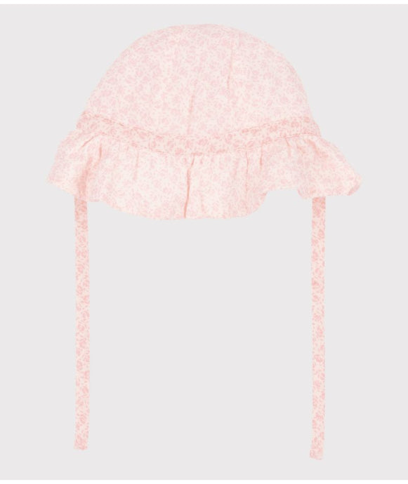 SS24-A09P7 01 CREAM PINK 35% SALE FLORAL HAT SUMMER SPRING 2024