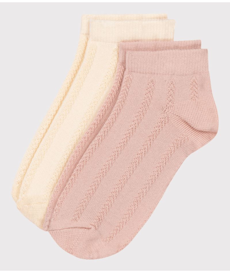 SS24-A0A7G 02 CREAM PINK 50% SALE SOCKS SUMMER SPRING 2024