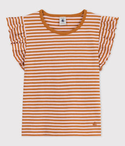 A06ZJ FRAISE 02 PINK BROWN 50% SALE STRIPES T-SHIRTS