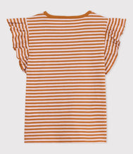 Load image into Gallery viewer, A06ZJ FRAISE 02 PINK BROWN 50% SALE STRIPES T-SHIRTS
