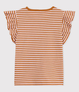 A06ZJ FRAISE 02 PINK BROWN 50% SALE STRIPES T-SHIRTS