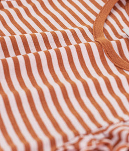 A06ZJ FRAISE 02 PINK BROWN 50% SALE STRIPES T-SHIRTS