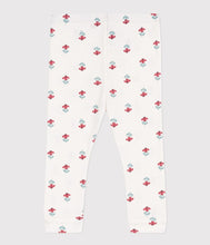 Load image into Gallery viewer, A078T FAPTISER 01 WHITE FLORAL 50% SALE LEGGINGS
