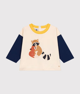 AW24 - A0BPH 02 CREAM NAVY FALL WINTER 2024/25 LONG SLEEVES TEE