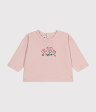 Load image into Gallery viewer, AW24 - A0BPJ 01 PINK FALL WINTER 2024/25 FLORAL LONG SLEEVES TEE
