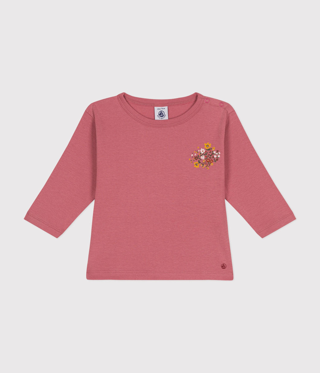AW24 - A0BPK 03 PINK 25% SALE FALL WINTER 2024/25 FLORAL LONG SLEEVES TEE