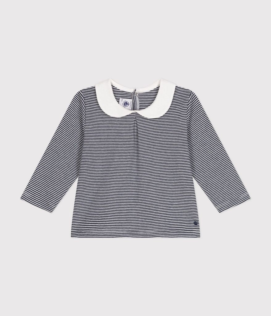 Petit Bateau Puffer Bunting online Warming Bodysuit Striped Ducks