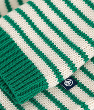 Load image into Gallery viewer, AW24 - A0B3T 02 GREEN CREAM FALL WINTER 2024/25 STRIPES SWEATER
