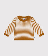 Load image into Gallery viewer, AW24 - A0B3T 07 BROWN CREAM FALL WINTER 2024/25 STRIPES SWEATER
