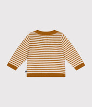 Load image into Gallery viewer, AW24 - A0B3T 07 BROWN CREAM FALL WINTER 2024/25 STRIPES SWEATER
