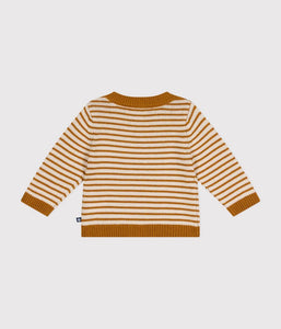 AW24 - A0B3T 07 BROWN CREAM FALL WINTER 2024/25 STRIPES SWEATER