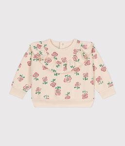 AW24 - A0BDW 01 CREAM MULTI FALL WINTER 2024/25 FLORAL SWEATSHIRTS