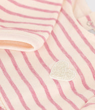 Load image into Gallery viewer, AW24 - A0BKQ 01 PINK CREAM DRESSES FALL WINTER 2024/25 HEARTS STRIPES
