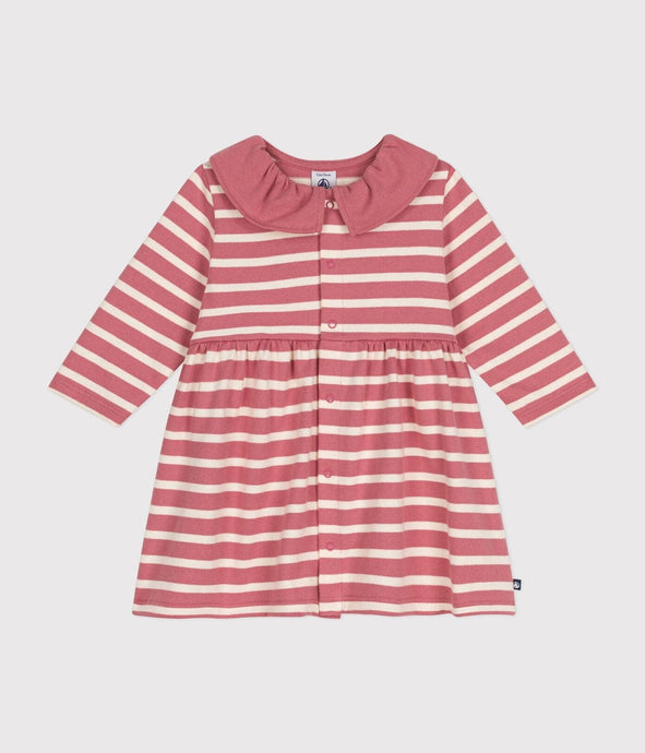 AW24 - A0BKO 02 PINK WHITE 25% SALE DRESSES FALL WINTER 2024/25 LONG SLEEVES STRIPES