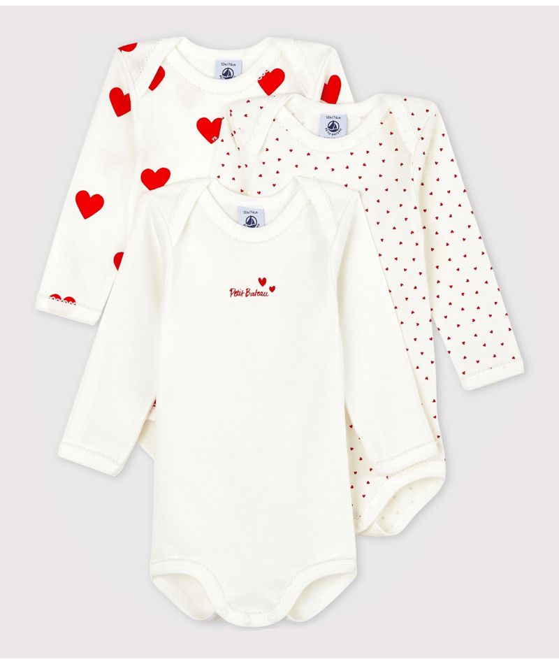 AW24 - A00BC 00 WHITE RED BODYSUITS FALL WINTER 2024/25 HEARTS PERMANENTS