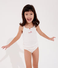 Load image into Gallery viewer, AW25 - A00FQ 00 WHITE RED CAMISOLE FALL WINTER 2025/26 HEARTS T-SHIRTS
