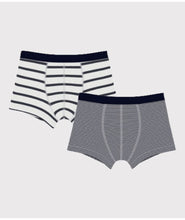 Load image into Gallery viewer, AW24 - A01DF 00 WHITE NAVY BOXERS FALL WINTER 2024/25 STRIPES
