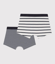 Load image into Gallery viewer, AW24 - A01FR 00 WHITE NAVY BOXERS FALL WINTER 2024/25 STRIPES
