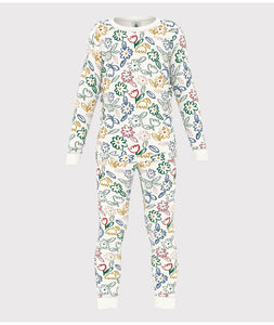 AW24 - A0BIR 01 WHITE MULTI FALL WINTER 2024/25 FLORAL LONG SLEEVES PYJAMAS