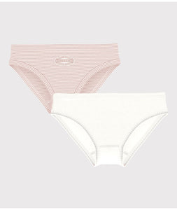 AW24 - A0BMU 00 WHITE PINK 25% SALE FALL WINTER 2024/25 STRIPES UNDERWEARS