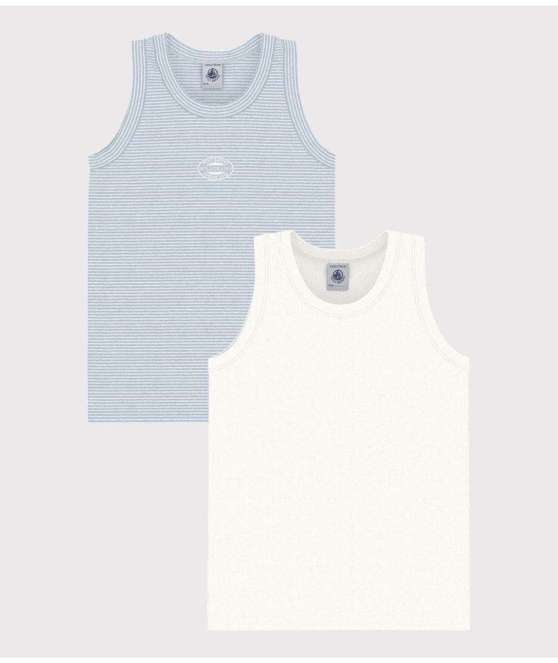 AW25 - A0BN0 00 WHITE BLUE FALL WINTER 2024/25 STRIPES TSHIRTS