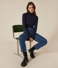 Load image into Gallery viewer, AW24 - A0AKD 03 NAVY LONG SLEEVES FALL WINTER 2024/25 ICONIC TURTLENECK
